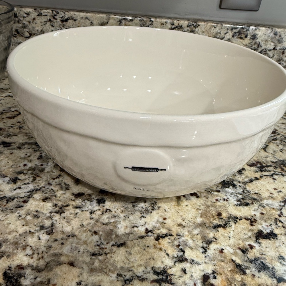 Rae Dunn original 2018 ROLL bowl
